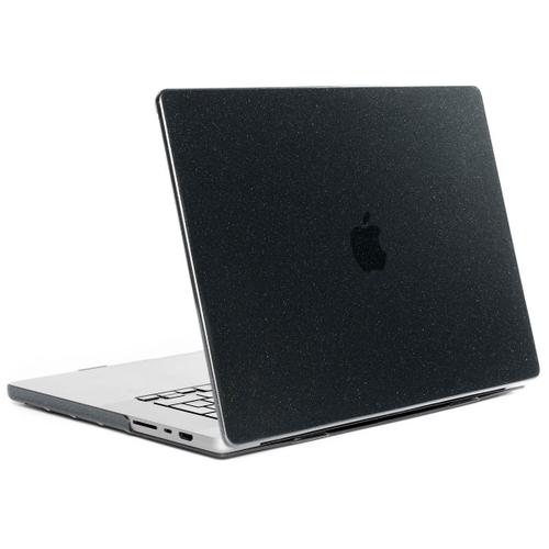 Selencia Coque Paillettes MacBook Air 13 pouces (2022) / Air 13 pouces (2024) M3 chip A2681 / A3113 Noir