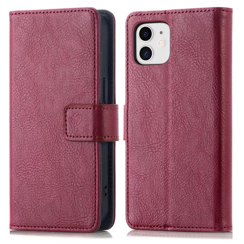 Imoshion Étui De Téléphone Portefeuille Luxe Iphone 11 Bordeaux