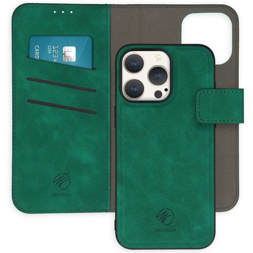 Imoshion Etui De Téléphone De Luxe 2-En-1 Amovible Iphone 15 Pro Max Vert Foncé