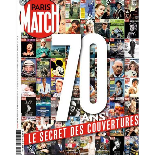 Magazine Paris Match N 8hs 70 Ans Le Secret Des Couvertures