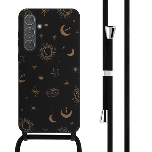 Imoshion Coque Design En Silicone Avec Cordon Samsung Galaxy A35 Sky Black