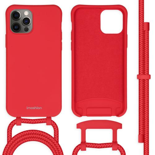 Imoshion Coque De Couleur Avec Cordon Amovible Iphone 12 (Pro) Rouge