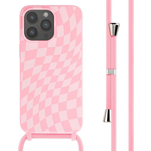 Imoshion Coque Design En Silicone Avec Cordon Iphone 15 Pro Max Retro Pink