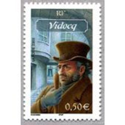 Timbre Oblitéré Vidocq France 2003, Personnages Célèbres De La Littérature, Destinées Romanesques, Yvert Et Tellier 3588.