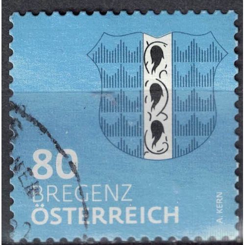 Autriche 2018 Oblitéré Rond Used Blason De Bregenz Coat Of Arms Su