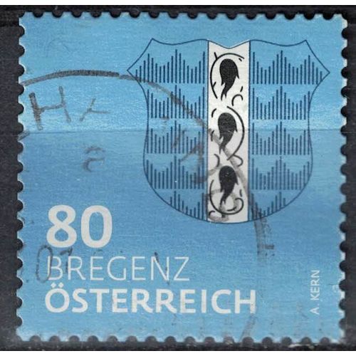 Autriche 2018 Oblitéré Rond Used Blason De Bregenz Coat Of Arms Su