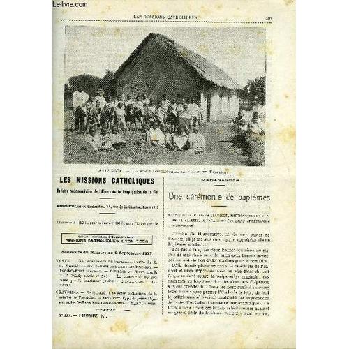 Les Missions Catholiques N° 3036 - Une Cérémonie De Baptêmes, Deux Cents Ans Dans Les Missions, Poissons Du Mono, Le Camouflé Du Bon Dieu