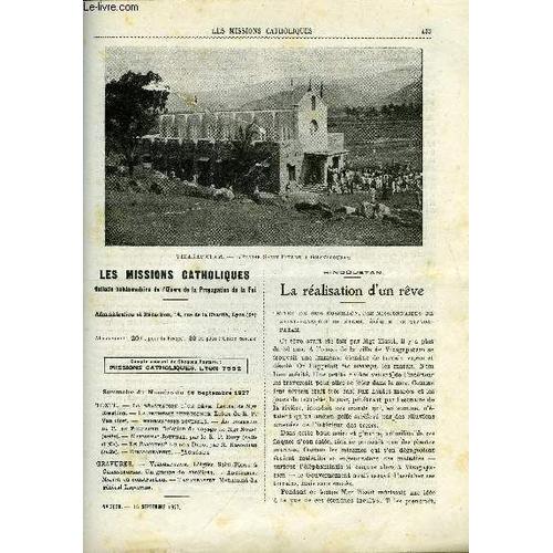 Les Missions Catholiques N° 3038 - Hindoustan, La Réalisation D Un Rêve, La Jeunesse Turbulente, Au Tombeau Du Père De Foucauld, Kalmunai-Journal, Le Camouflé Du Bon Dieu