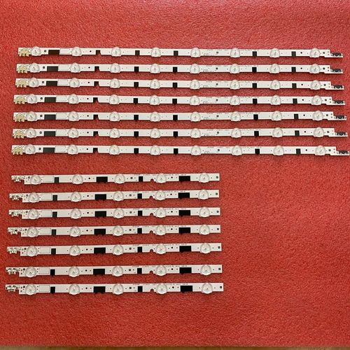 14 PICES LED Nipseyteko bande Rtro-clairage Samsung UE40F6200AK UE40F6670 UE40F6800 UE40F6800 UE40F6200 UE40F6100 UE40F6400 UE40F6400AK UE40F5300 BN96-25305A 25304 25520A 2552A