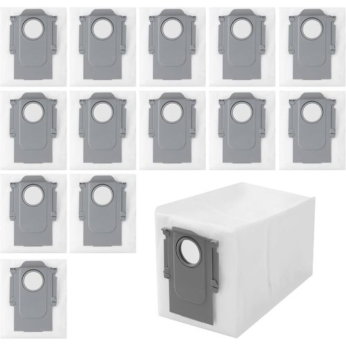 14 Sacs  Poussire Aspirateur Robot Pour Roborock Q Revo/Qrevo Pro/Qrevo Maxv/Qrevo S/Qrevo Master/Qrevo Slim/Qrevo Curv, Accessoires, Sacs  Poussire De Grande Capacit[SSE7115820]