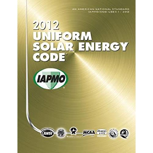 2012 Uniform Solar Energy Code