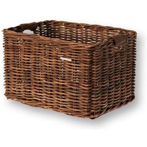 Basil Dorset Fietsmand - Large - Voor - Rotan - 46 liter - Bruin