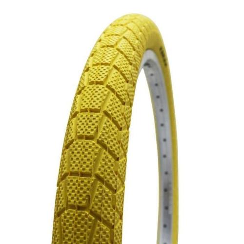 Pneu Bmx Kenda Slick Tr (50-406) - Jaune - 20" X 1,95 Mm - P2r