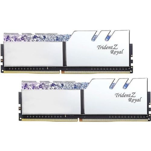 G.SKILL Mémoire PC Trident Z ROYAL - 16 Go - PC4-28800 / DDR4 3600 Mhz F4-3600C16D-16GTRSC DDR4 - Gris