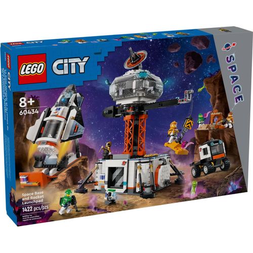 LEGO City - La station spatiale et la base de lancement de fusées - 60434