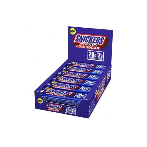 Boîte Snickers Hi Protein Low Sugar Bar (12x57g)|Original| Barres Protéinées|Mars Protein 
