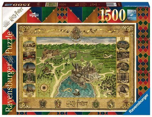 Puzzle Puzzle 1500 P - La Carte De Poudlard / Harry Potter