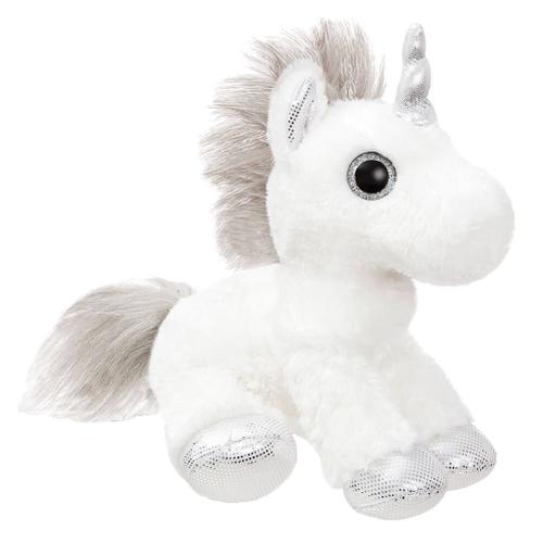 Peluche Licorne Sparkel Argent 30 Cm