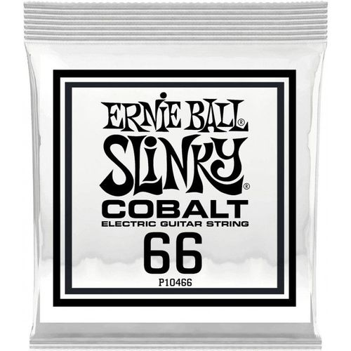 Ernie Ball 10466 - Corde Au Détail Guitare Électrique Slinky Cobalt - Filé Rond 066