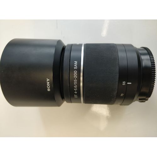 Objectif Sony SAL55200 - Fonction Zoom - 55 mm - 200 mm - f/4.0-5.6 DT - Sony A-type - pour a DSLR-A100, A200, A230, A300, A330, A350, A380, A500, A550, A700, SLT-A65