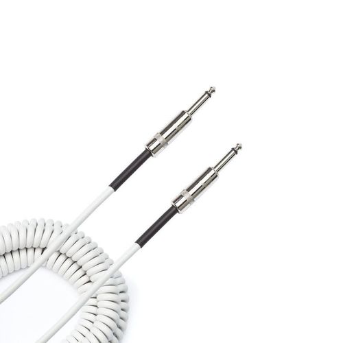 Planet Waves Pw-Cdg-30wh - Câble Instrument Spiralé, 9 M Blanc