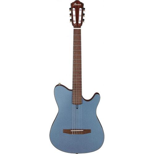 Ibanez Frh10nibf - Guitare Électro-Classique - Indigo Blue Metallic Flat