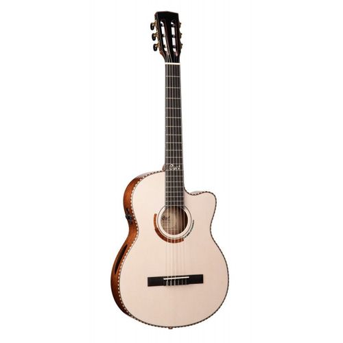 Cort Solencanto Wb - Guitare Électro-Classique - White Blonde Brillant (+ Étui)