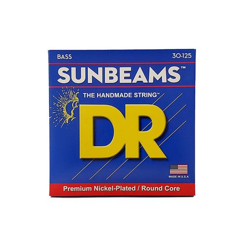 Dr Nmr6-30 - Sunbeam - Nickel Plated, Jeu Guitare Basse, 6 Cordes Medium 30-125
