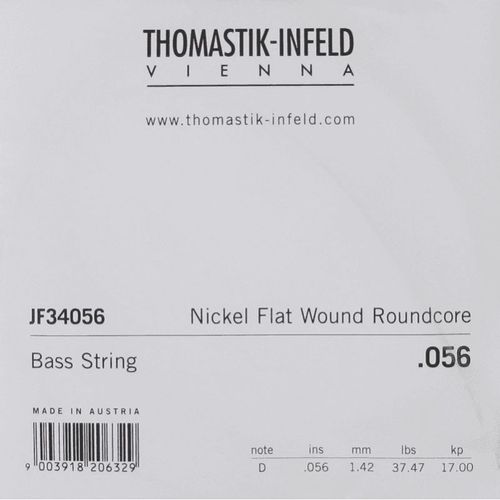 Thomastik Jf34056 - Corde À L'unité Jazz Bass Flat Wound - 056