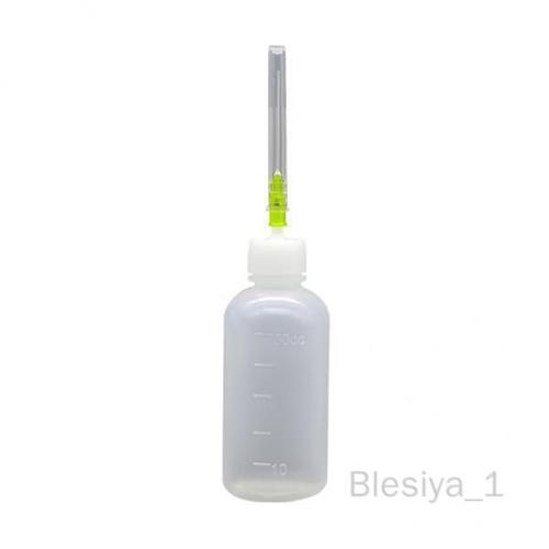 6 Bouteille d'applicateur de pointe de 50 ml, distributeur de colle de précision translucide en plastique d'outil de Quilling, bouteille d'applicateur