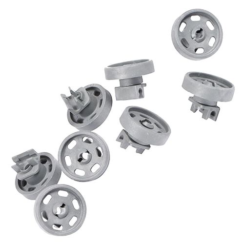 kit roulettes de panier inferieur d'origine Lave-vaisselle (407130030/7 AEG ELECTROLUX FAURE ARTHUR MARTIN ELECTROLUX)