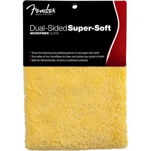 Fender Chiffon Factory Microfibre Ultra Doux Double Face - Entretient Guitare