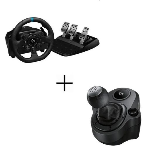 Volant Logitech G923 Ps4 + Pédalier + Levier De Vitesse