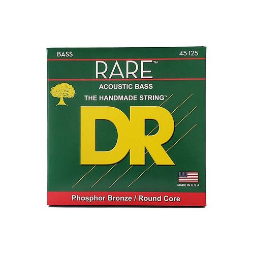 Dr Rpb5-45 - Rare - Phosphor Bronze, Jeu Guitare Basse Acoustique, 5 Cordes Medium 45-125