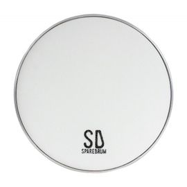 Sparedrum M2w08 - Peau 8" Mute 2 Plis - Mesh Silencieuse - Blanc