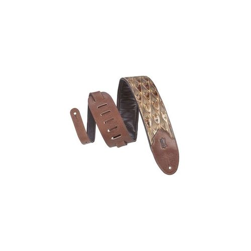 Levy's M4wp-005 - Sangle 7 Cm, Cuir Avec Relief - Design 005