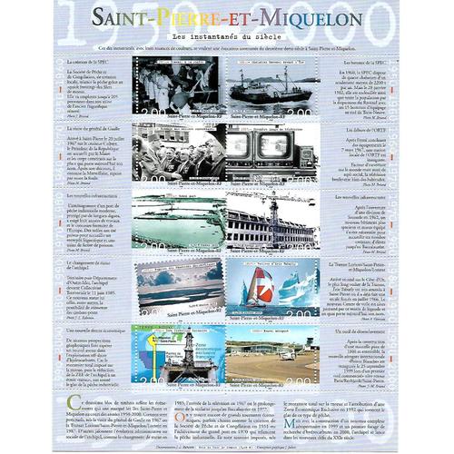 France Colonies-Saint Pierre Et Miquelon-2000- Bf N° 9-Les Instantanées Du Siècle -Timbres Neufs** -Gomme Intacte- 1 Er Choix