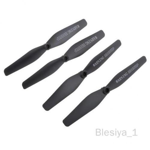 Ensemble D'accessoires D'hélices 6x4 Pour Mini Drone X5hw X5hc Noir-Générique