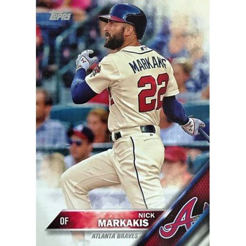 240 Nick Markakis - Atlanta Braves - Carte Topps Baseball 2016