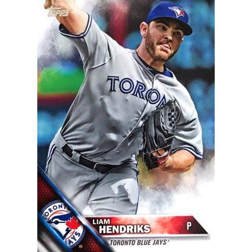 117 Liam Hendriks - Toronto Blue Jays - Carte Topps Baseball 2016