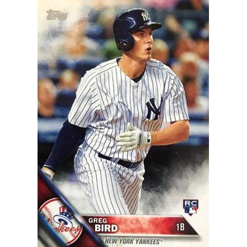 188 Greg Bird - New York Yankees - Carte Topps Baseball 2016