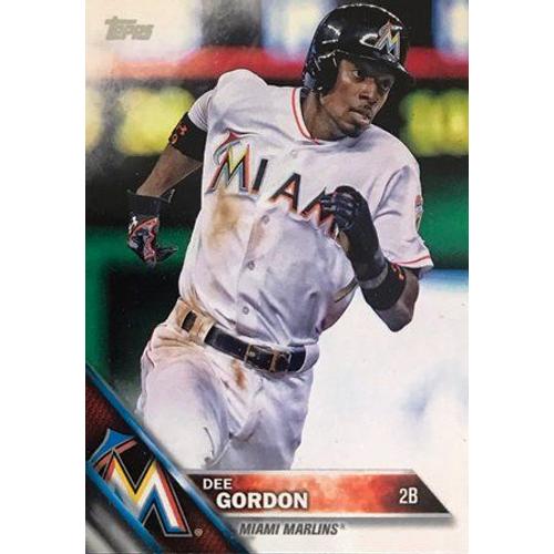 147 Dee Gordon - Miami Marlins - Carte Topps Baseball 2016