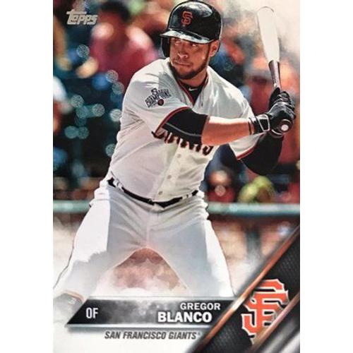 177 Gregor Blanco - San Francisco Giants - Carte Topps Baseball 2016