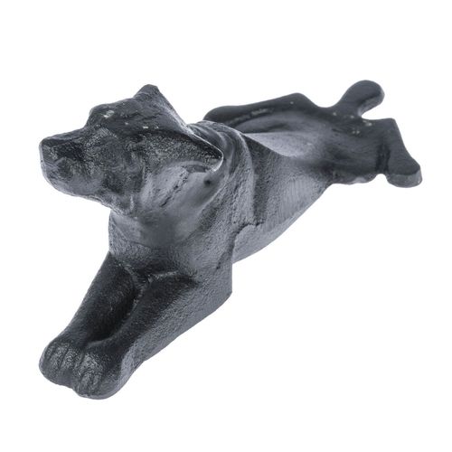 Butée de porte en fonte en forme de chien allongé