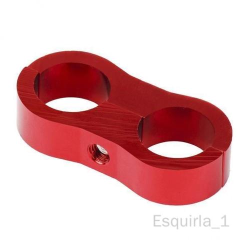 6 Collier De Serrage De Tuyau D'eau Double Pinces De Montage An8 Rouge