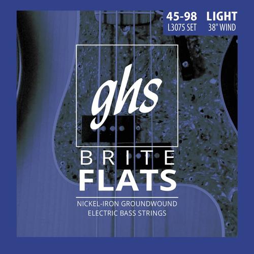 Ghs L3075 - Brite Flats Long Scale Light - Jeu Guitare Basse