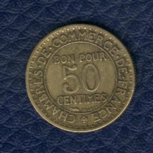 2 Bon Pour 50 Centimes 1923 Et 26
