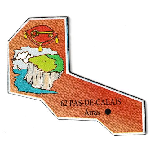 62 - Magnet Le Gaulois - Pas De Calais - Departement Premiere Edition