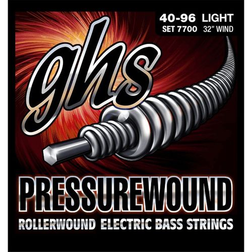 Ghs 7700 - Jeu De Cordes Basse 7700 Pressurewound 1/2 Rond - Jeu Guitare Basse