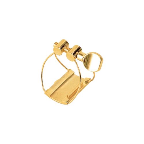 Brancher Bhg - Ligature Fil Plaquée Or Saxo Baryton - Bec Ébonite